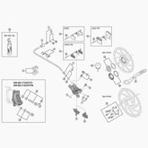 Shimano Br-M615 Pad Spacer Spares & Accessories